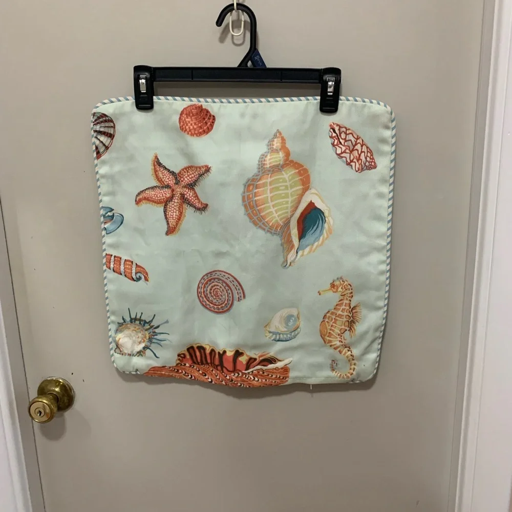 Sea Life Print Cushion Cover